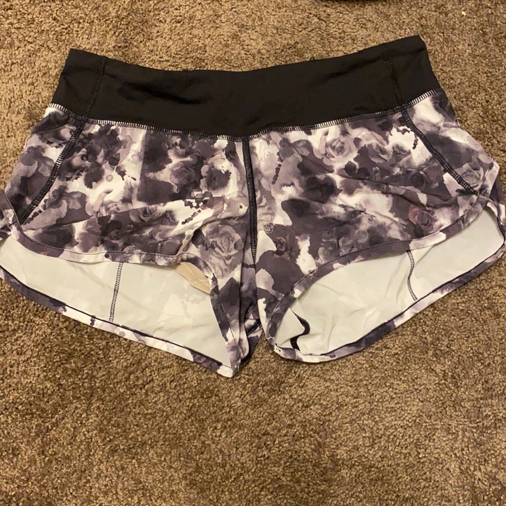 Lululemon Floral Speed Shorts - Picture 1 of 6